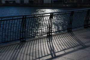 shadows made by daylight city with architecture