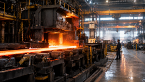 Industrial hot-rolling mill